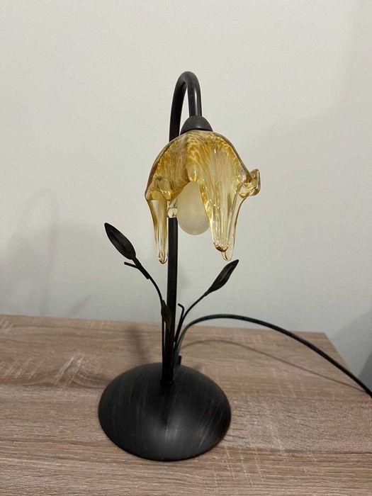 Conjunto de candeeiros Vintage de ferro e loiça BAIXA DE PREÇO