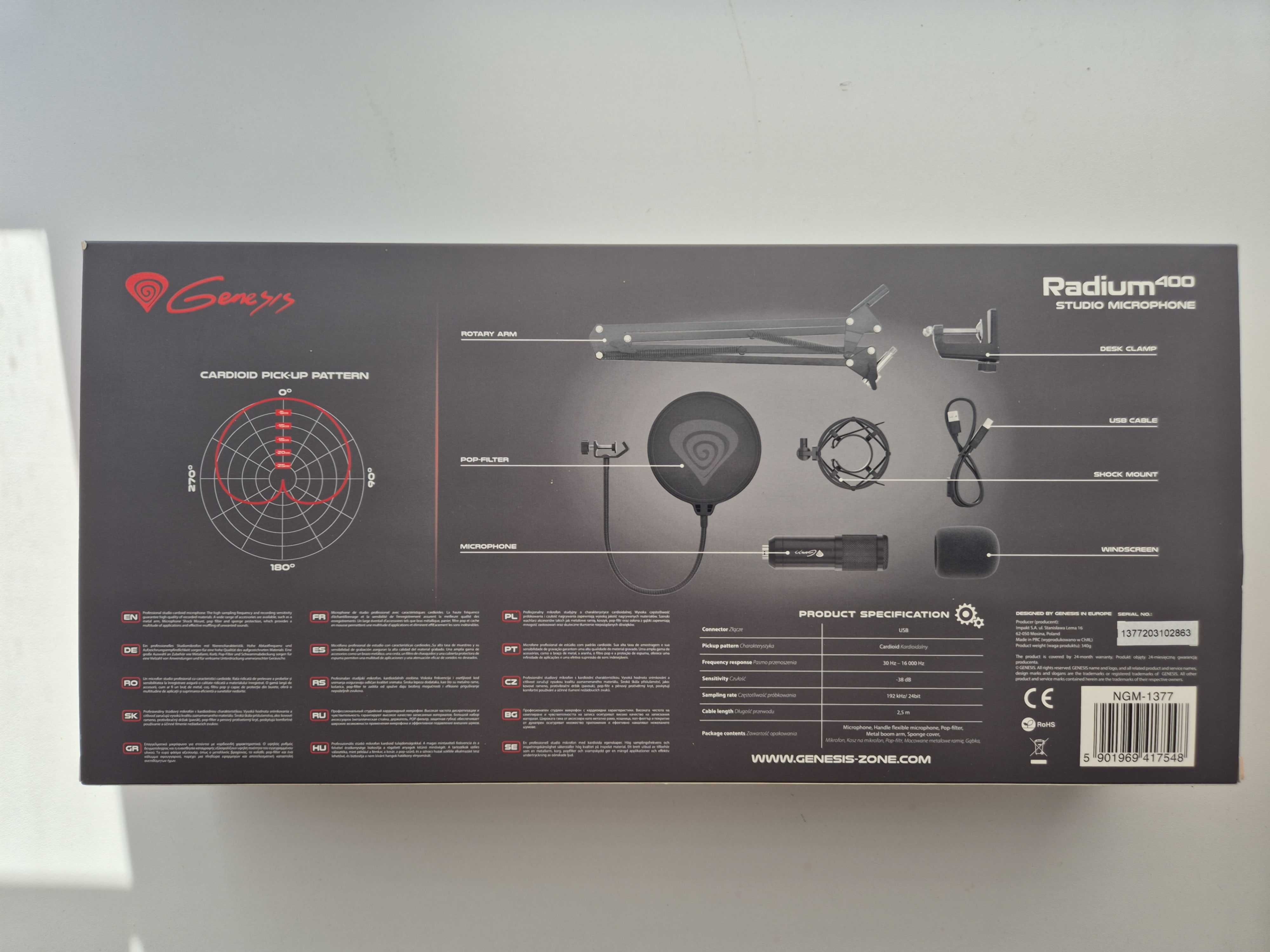 Mikrofon Genesis Radium400