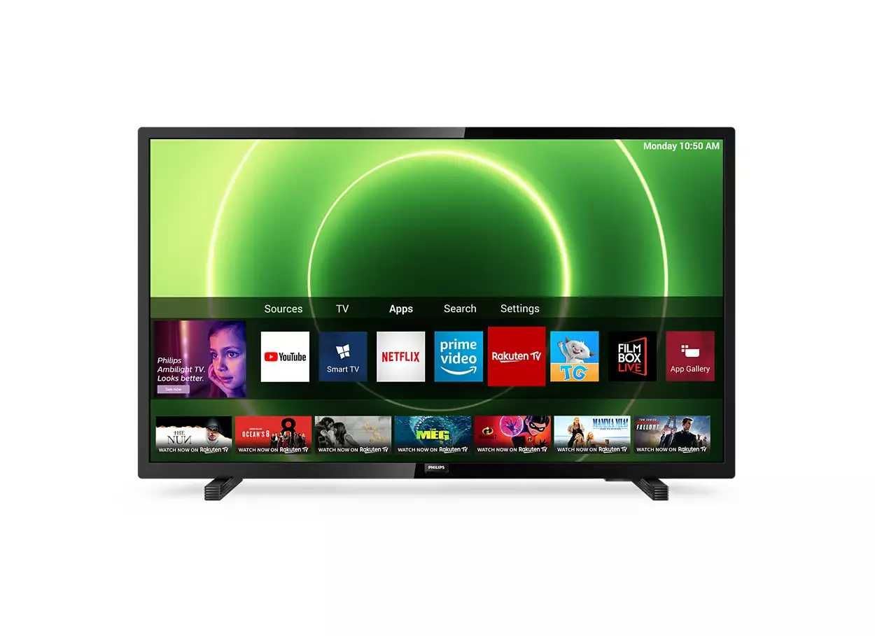 Телевізор 32 дюйми Philips 32PHS6605/12 (Smart TV Wi-Fi T2/S2 DLNA)