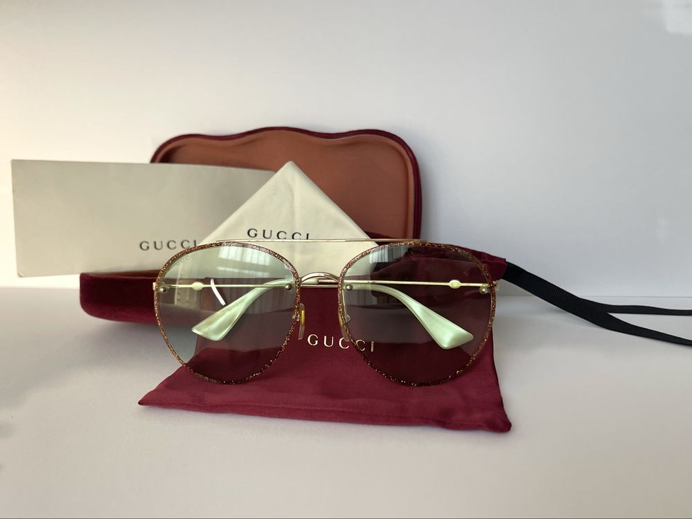 Вінтажні сонцезахисні окуляри Gucci  GG0351S 005