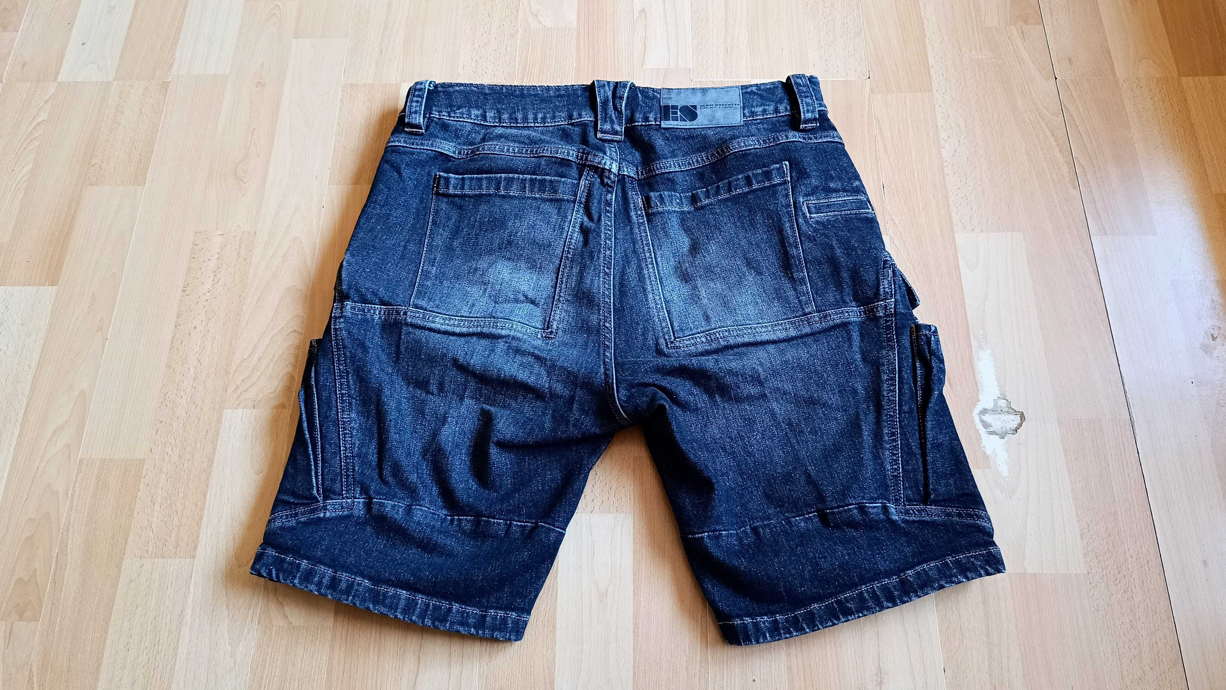 Krótkie spodnie ENGELBERT STRAUSS CARGO POWERDENIM r.XL(54) st.idealny
