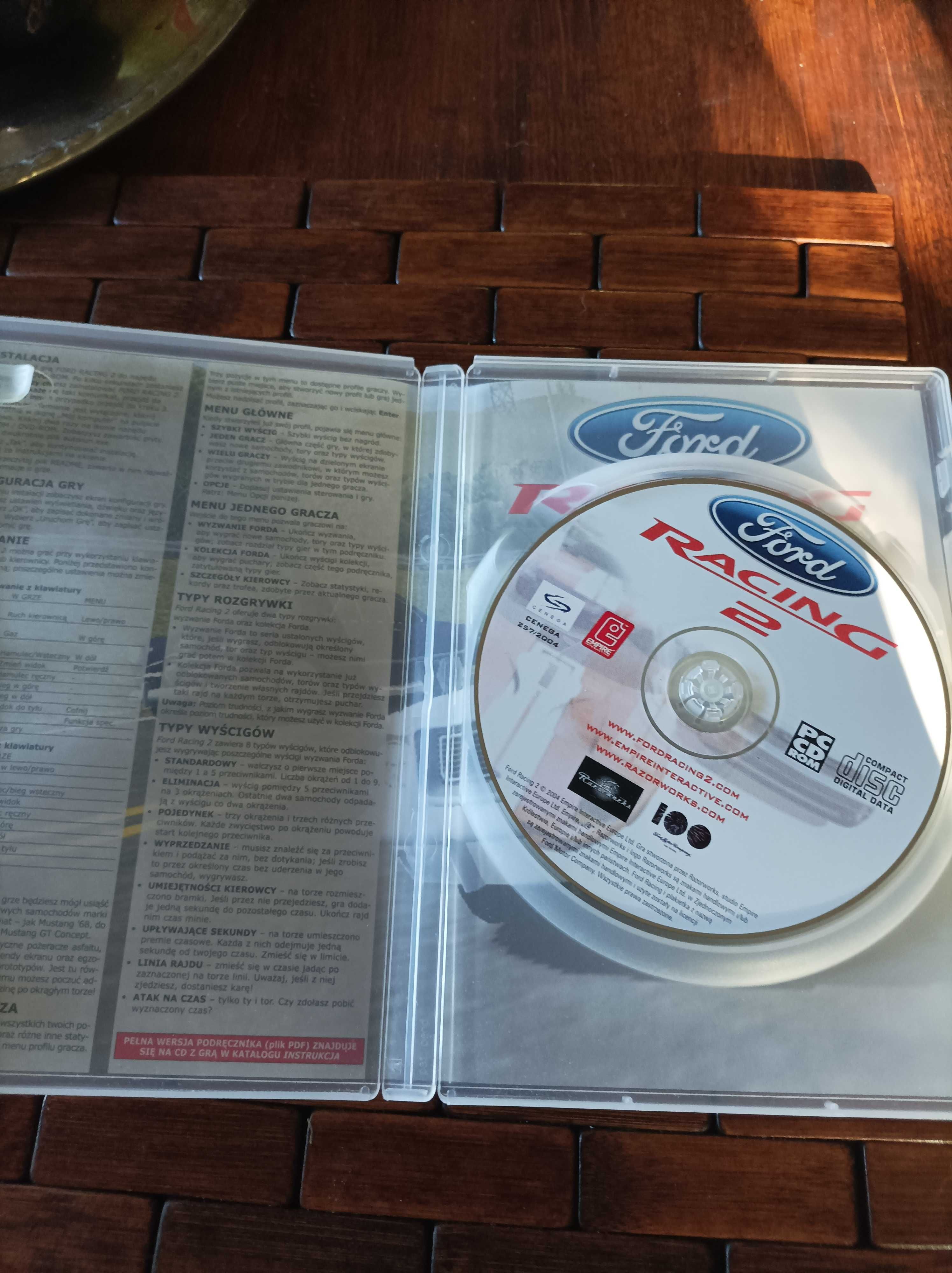 Stara gra PC CD Ford racing 2