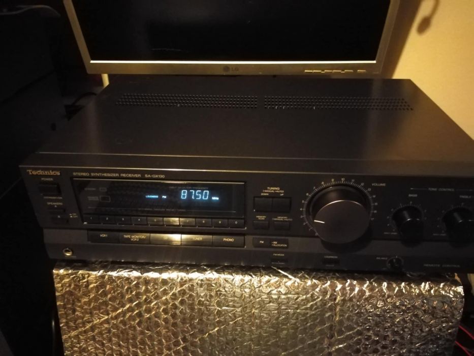 Amplificador Technics com rádio, Mod.SA GX130