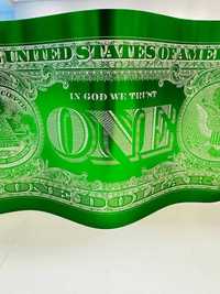 Obra de Arte de Karl Lagasse - One Dollar (Emerald)