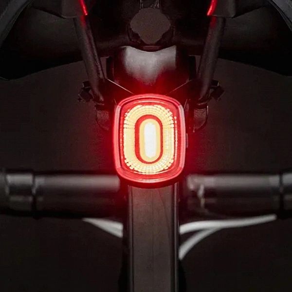 Lampka rowerowa tylna Rockbros Q2S LED z inteligentnym systemem stop +