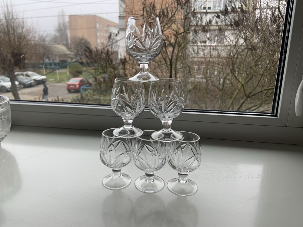 Кришталеві келихи для коньяку