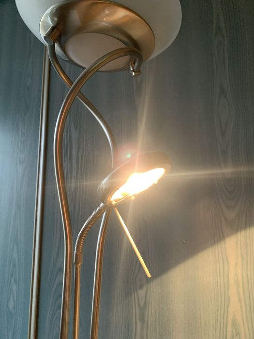 Lampa stojąca podłogowa dwupunktowa regulowana