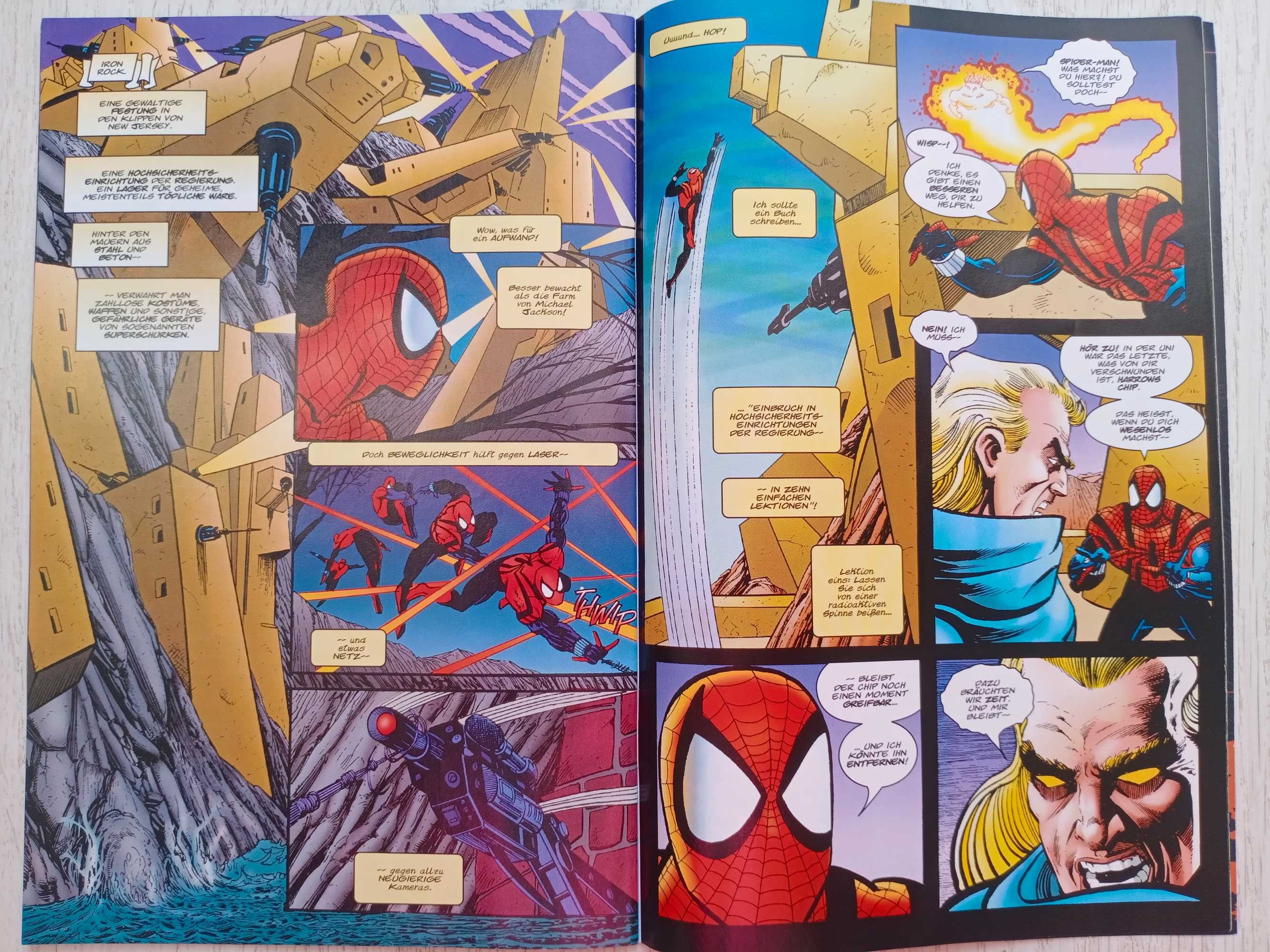 Комиксы Marvel Spiderman на немецком языке.