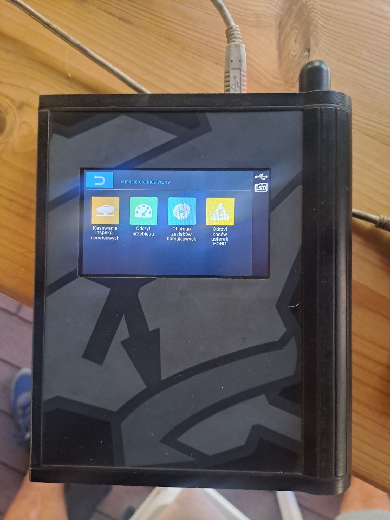 Interfejs diagnostyczny CDIF3, duży komplet adaptery,  laptop, tester