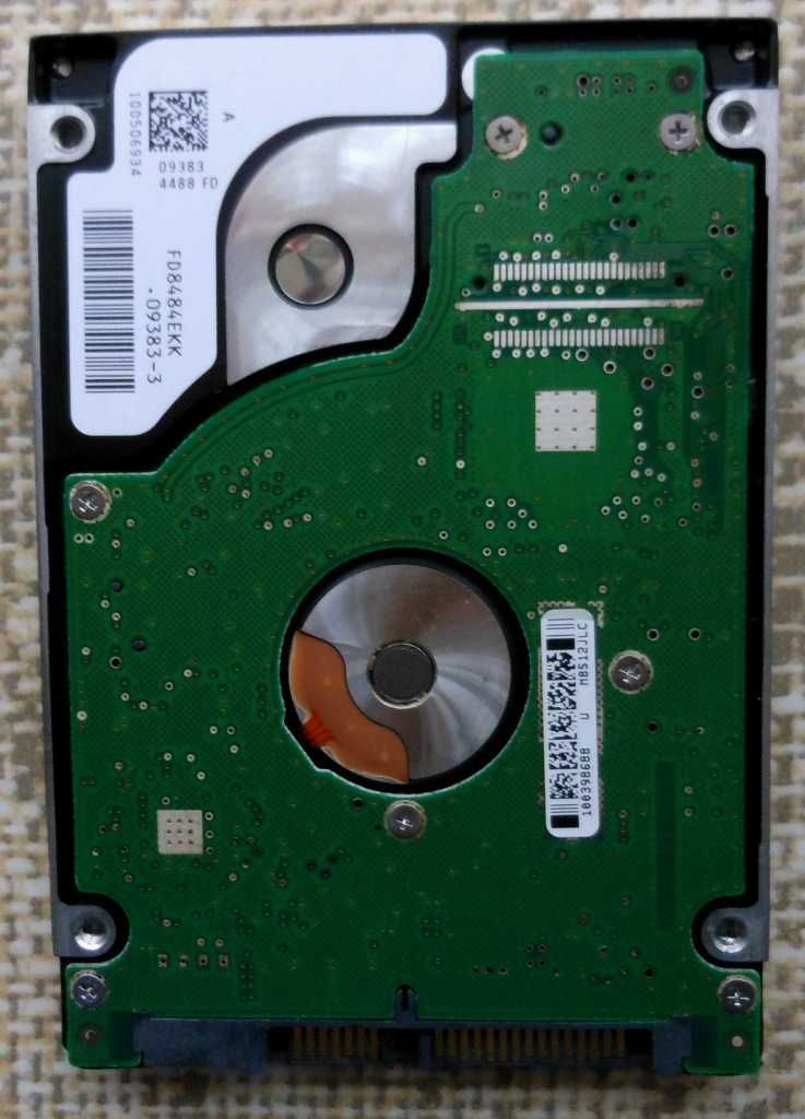 Жесткий диск Seagate 160GB 5400rpm SATA, 2.5" на запчасти