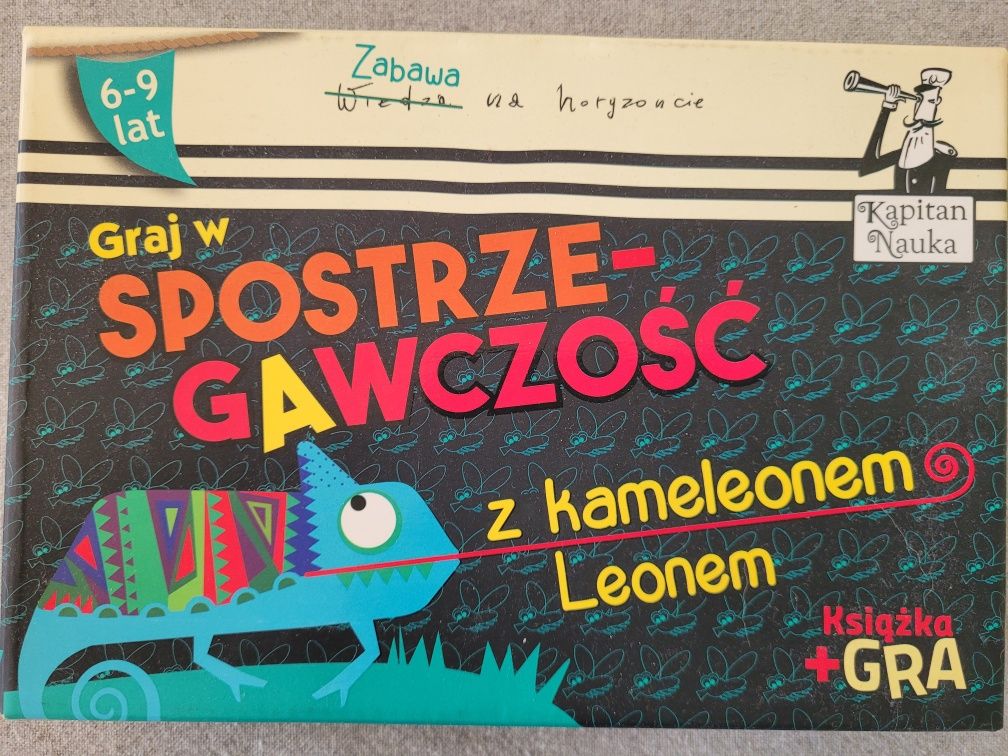 Gra w spostrzegawczość z kameleonem Leonem