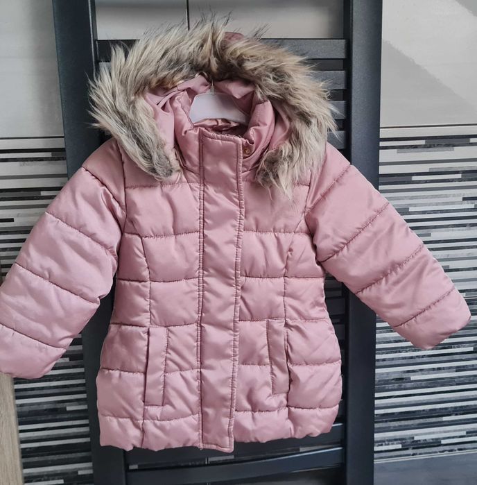 Kurtka zimowa dziewczęca H&M 98