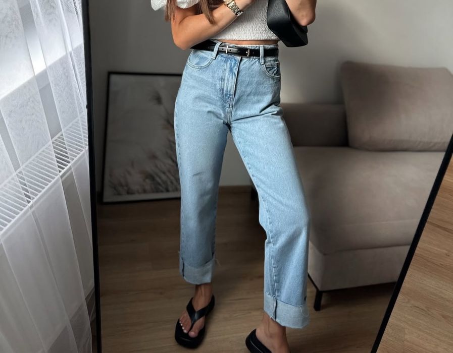 Джинси Zara Straight Fit