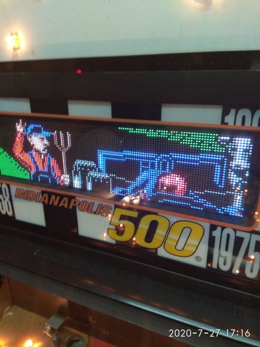 Flipper pinball ecran cores