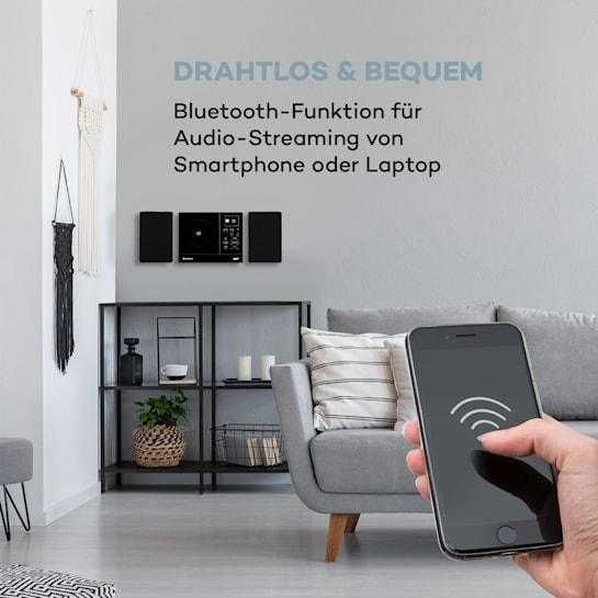 Інтернет-радіо Auna Connect (10034996) DAB+,FM,USB,AUX,CD,будильник