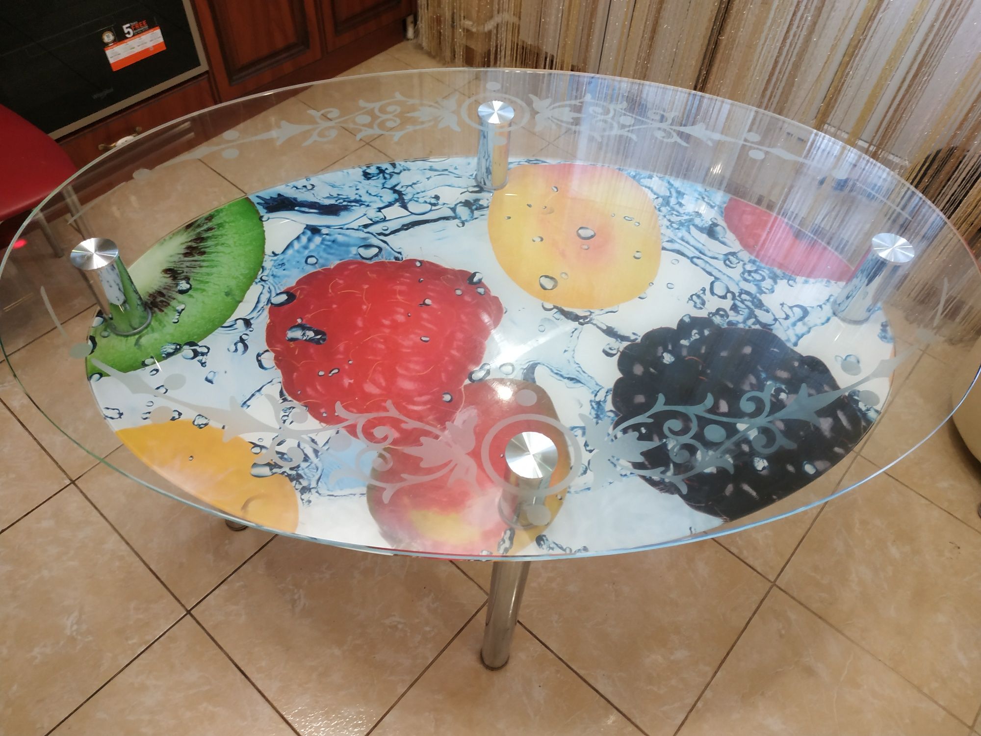 Стіл кухонний Fruits on glass