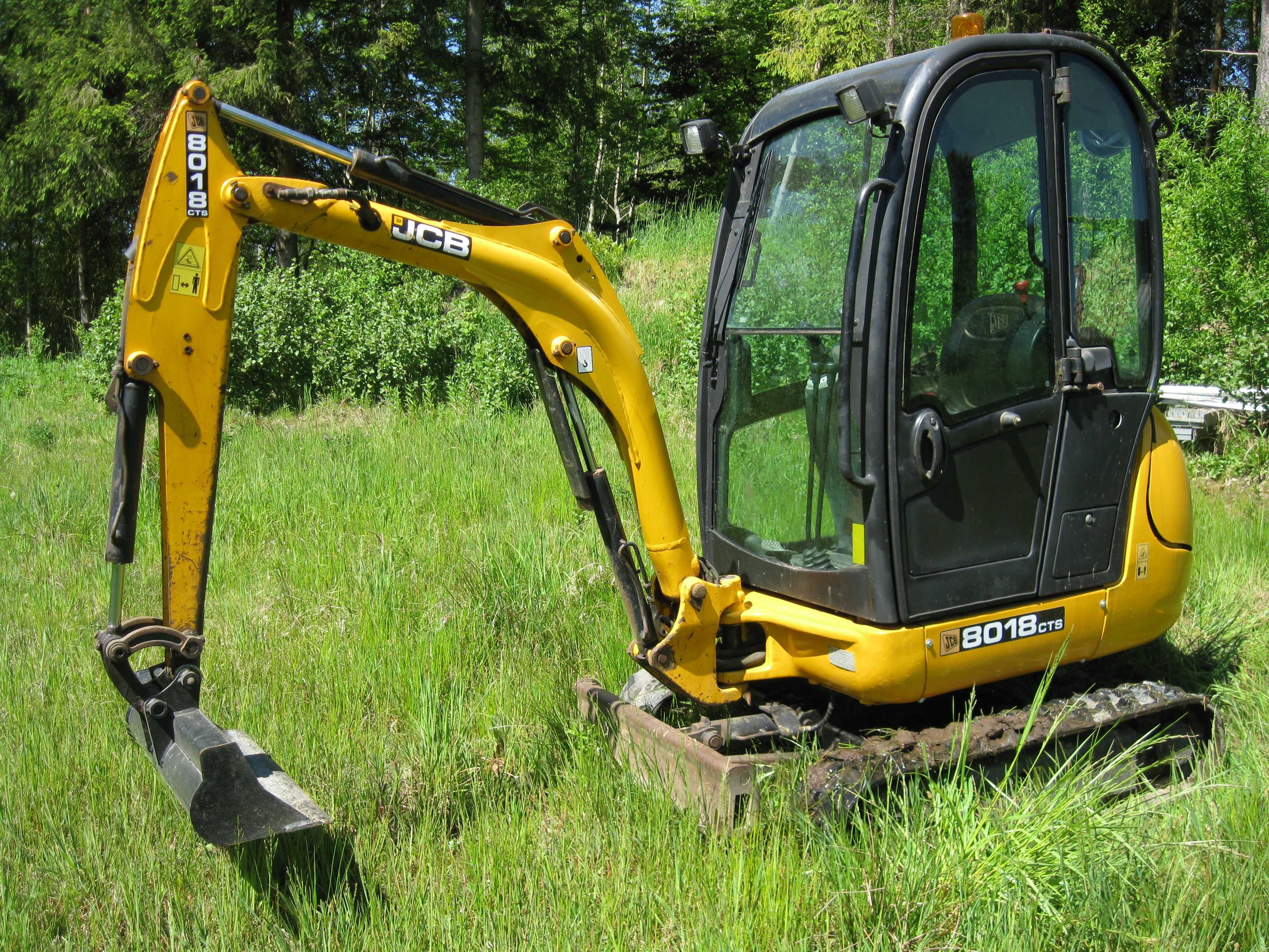 Minikoparka JCB 8018 z 2011r., 8014,8016,8026 w pięknym stanie POLECAM