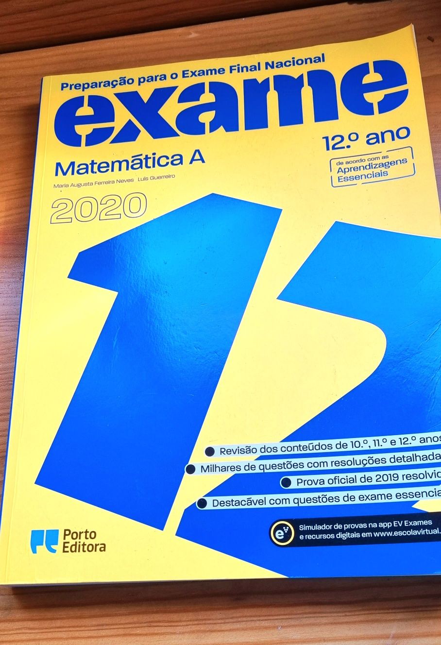 Livro preparação para o Exame Final Nacional Matemática A 12°