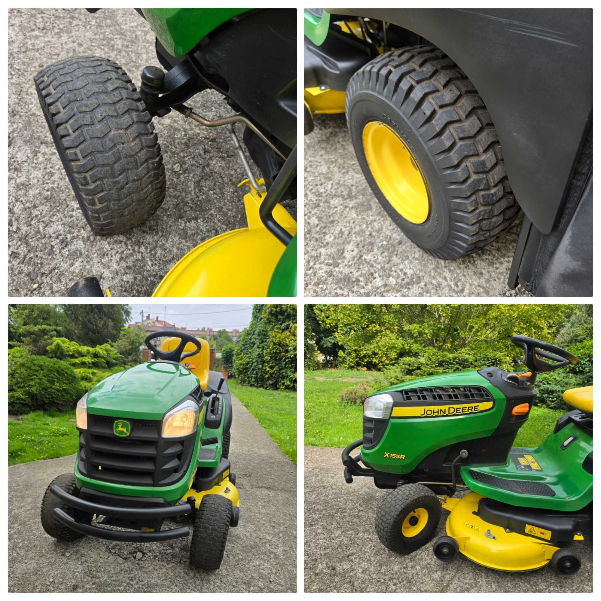 Traktorek kosiarka John Deere X155R 18KM v-ka B&S pompa SUPER STAN