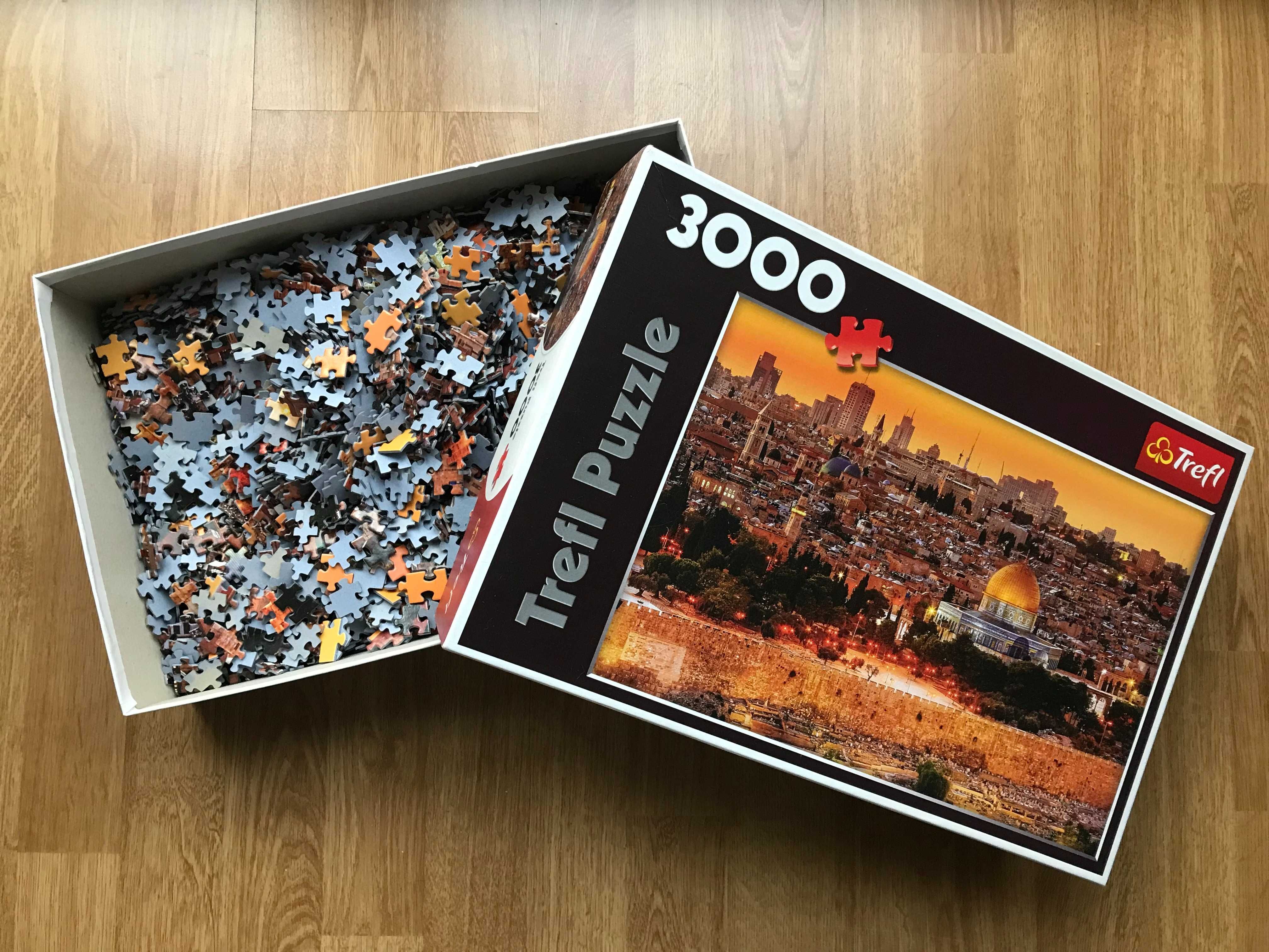 Puzzle 3000 Trefl - dachy Jerozolimy