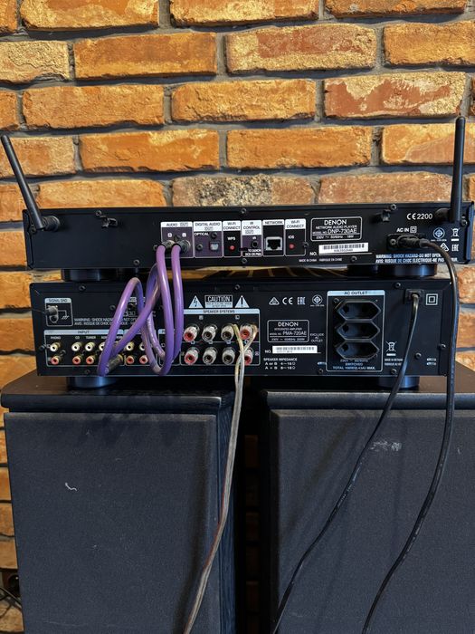 Zestaw DENON wzmacniacz +streamer+kolumny