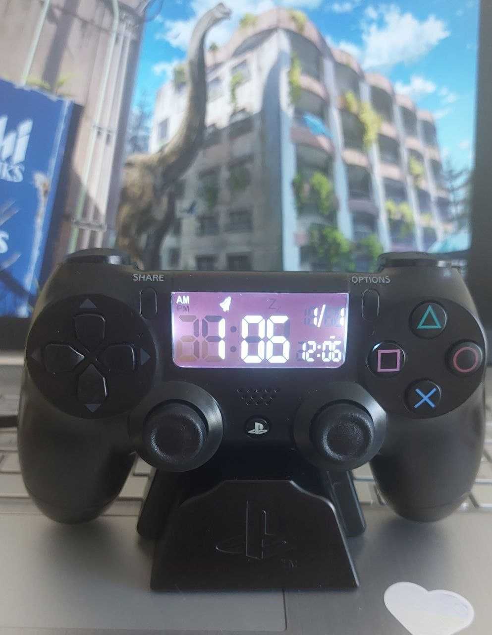 Годинник- будильник  playstation alarm clock