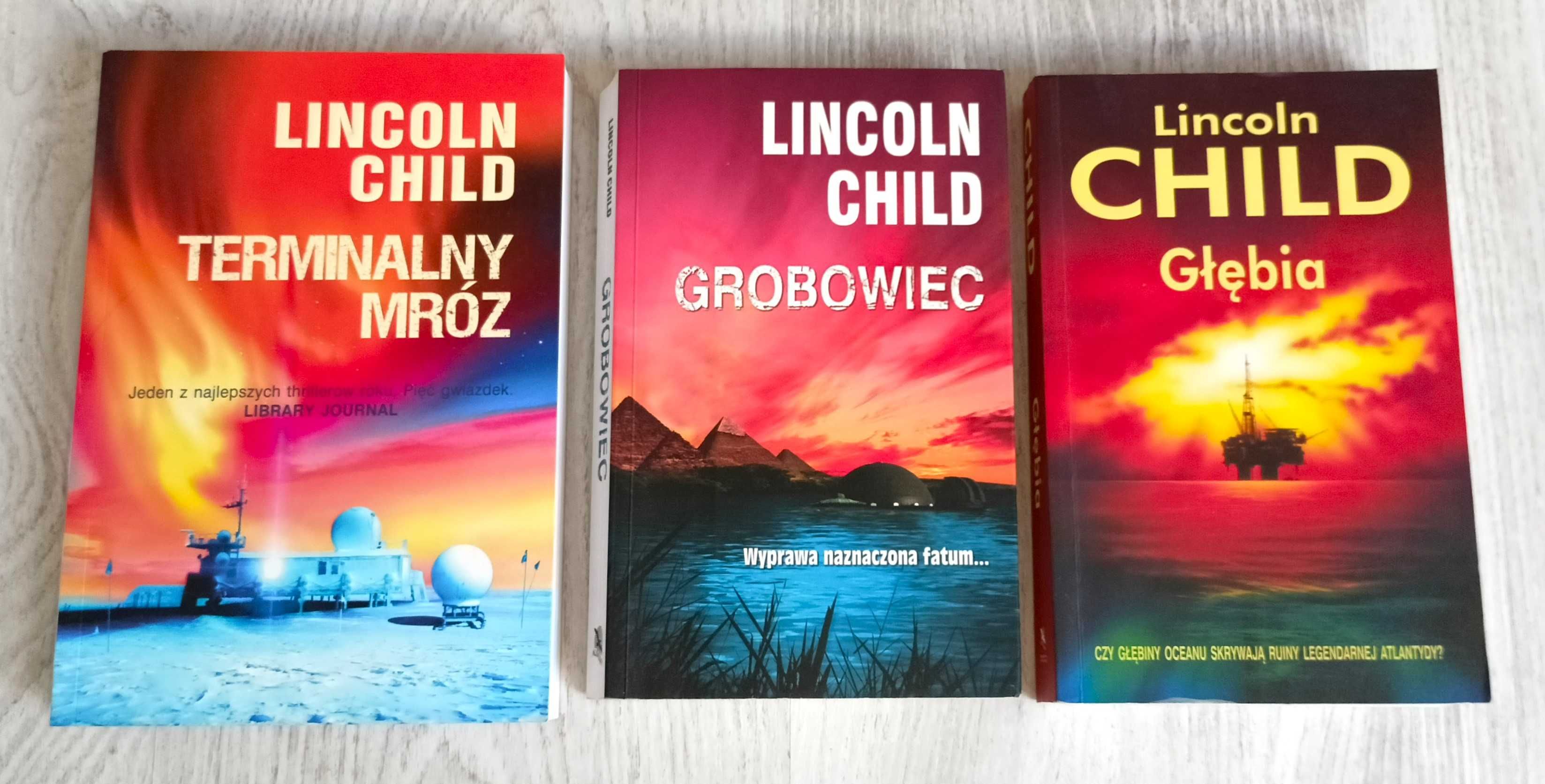 Lincoln Child Grobowiec Terminalny mróz Głębia JEREMY LOGAN