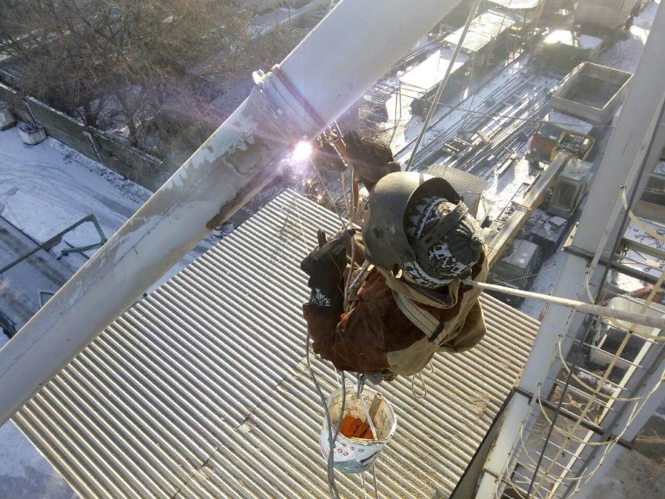 Сварочные работы на высоте Николаев Монтажник высотник Промальп Высота