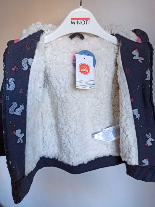 Bluza z misiem NOWA Cool Club rozm. 80cm