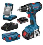 Bosch GSR 18 2 LI 2 x 2.0 Ah Bosch lampa GLI VariLED