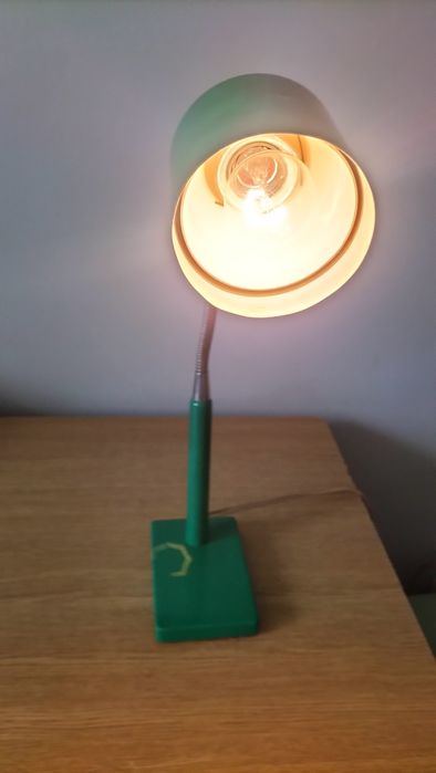 Stara lampka do biurka PRL