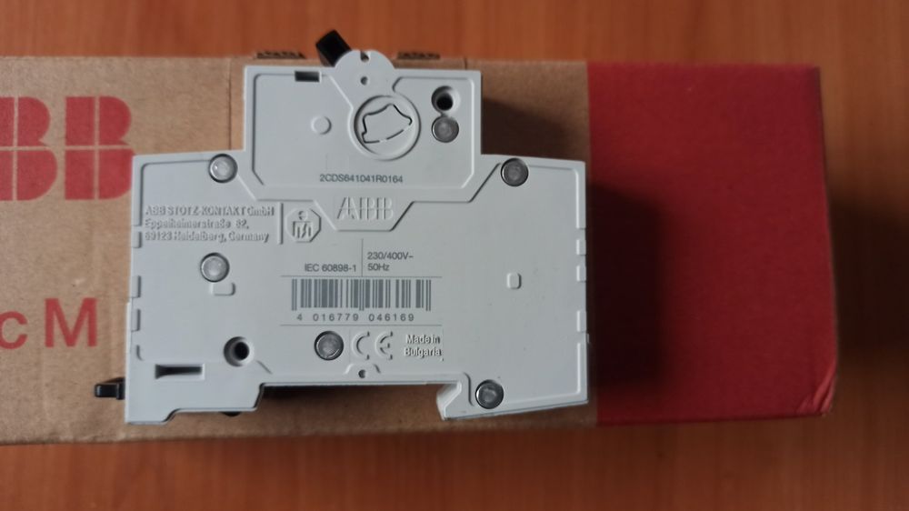 Автоматичний вимикач АВВ-16А  однополюсний.