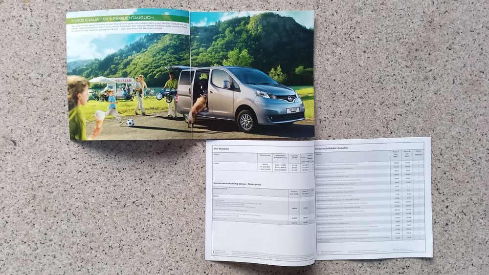 NISSAN NV200 Evalia Prospekt