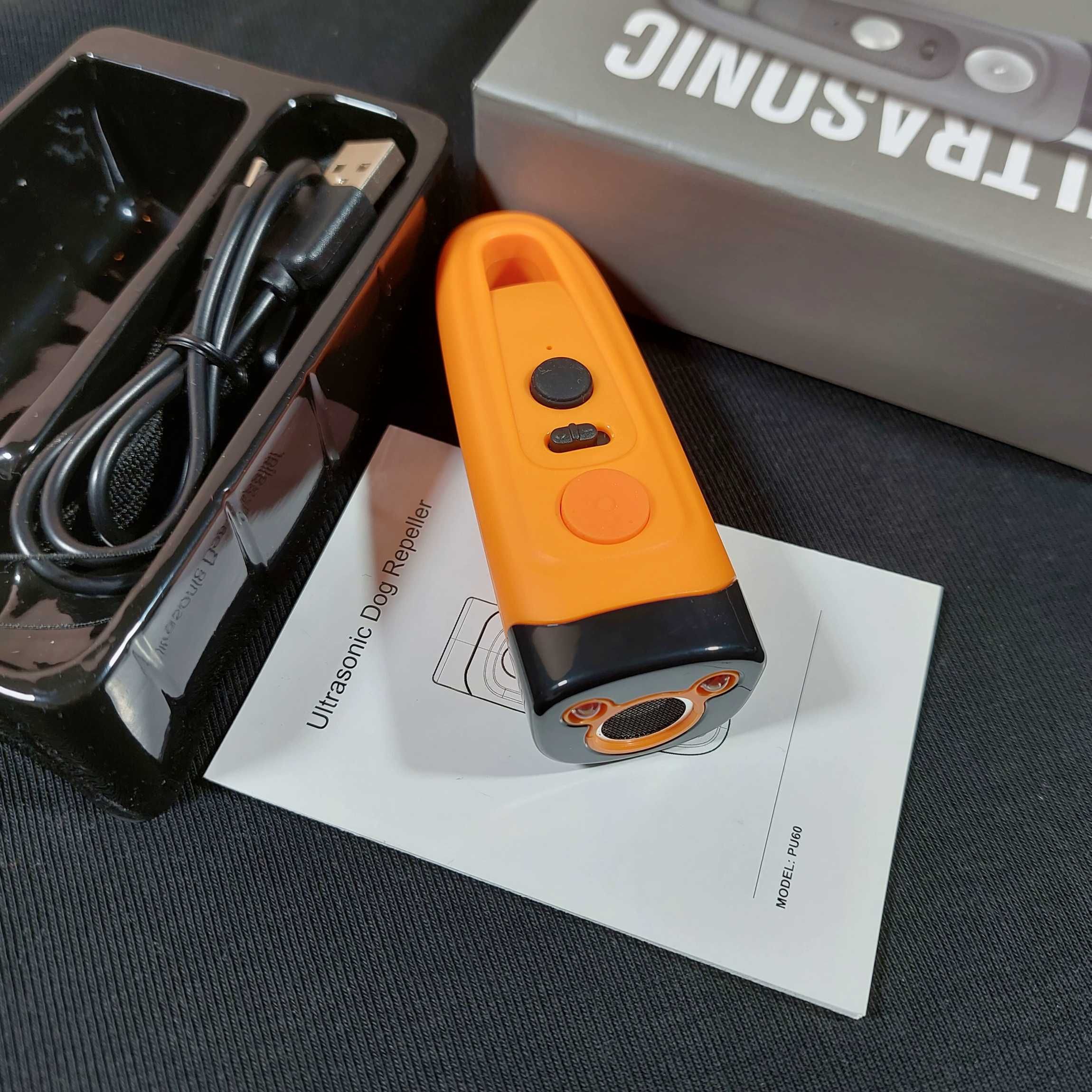Ultrasonic PU-60 PRO Отпугиватель собак - відлякувач собак с фонариком