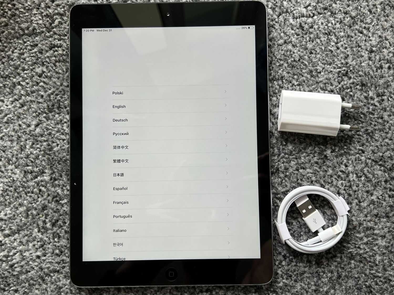 Tablet Apple iPad Air 16GB WIFI Szary Grey Gwarancja