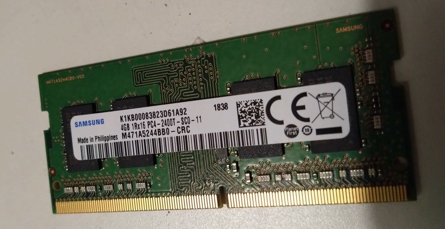 Memória portatil DDR4 4GB Kingston