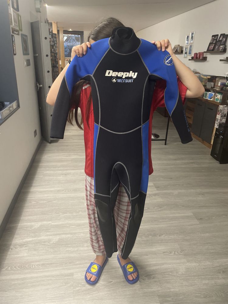 Fato surf deeply junior 12 anos