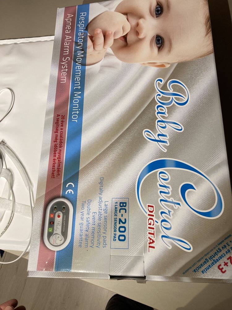 Monitor oddechu ruchu babycontrol dygital monitor z czujnikiem oddechu