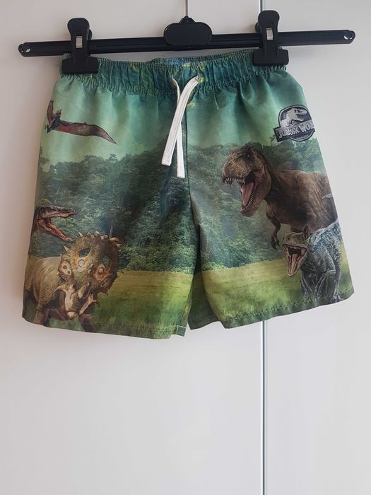 Nowość 2025:) szorty kąpielowe dinozaury H&M roz 122/128