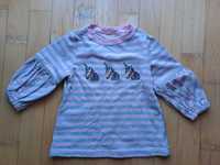 Różowa bluza w paski - Handmade ręcznie robiona 104