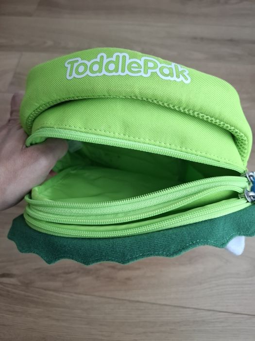 Plecak Toddlepak Trunki Dinozaur Dudley - zielony