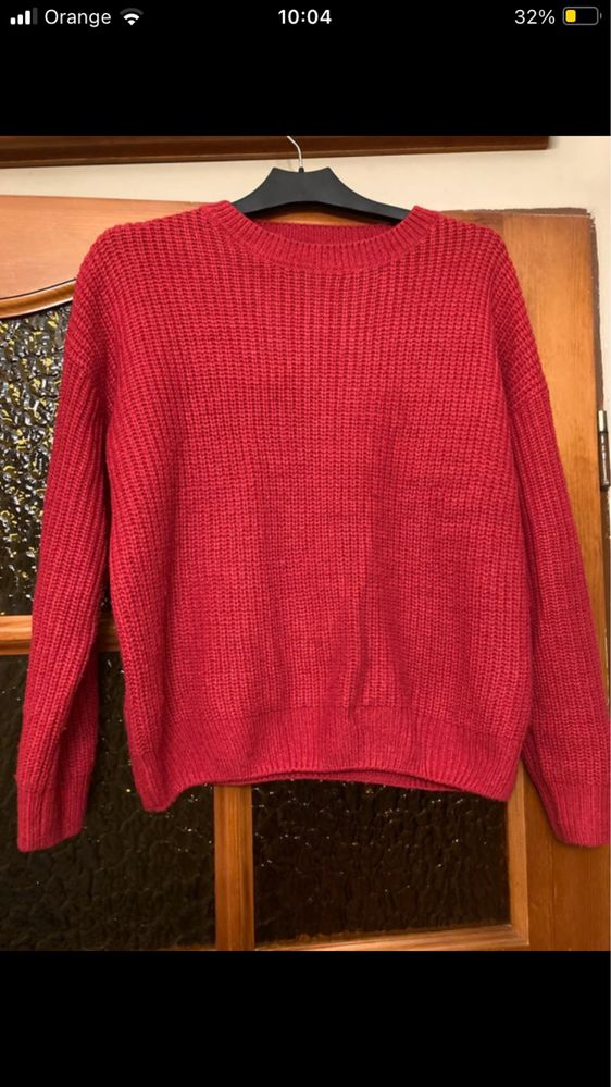 Czerwony sweter Esmara