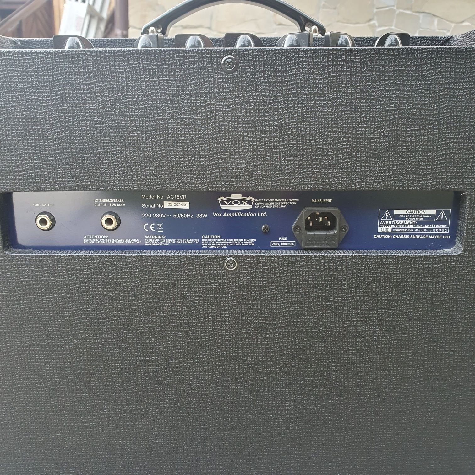 VOX AC15VR wzmacniacz