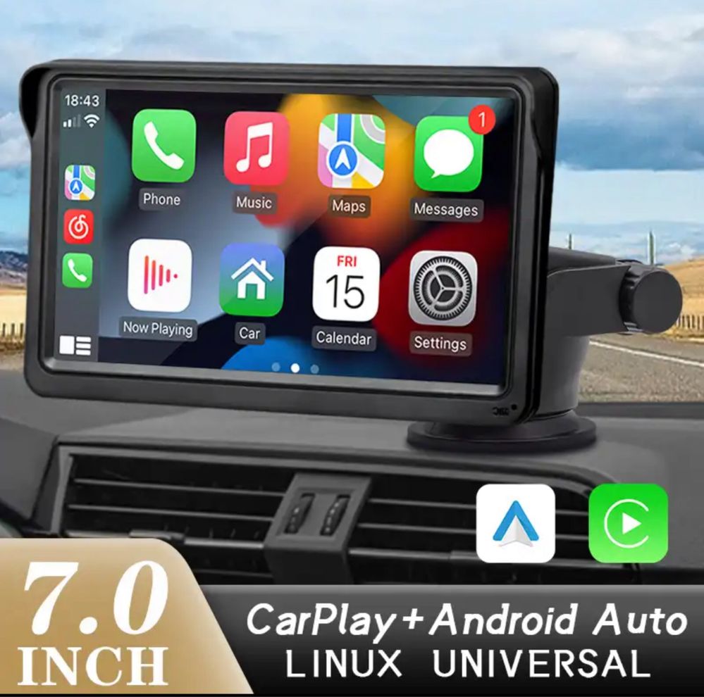 Radio stacja samochodowa Carplay AndroidAuto Bluetooth+ kamera cofania
