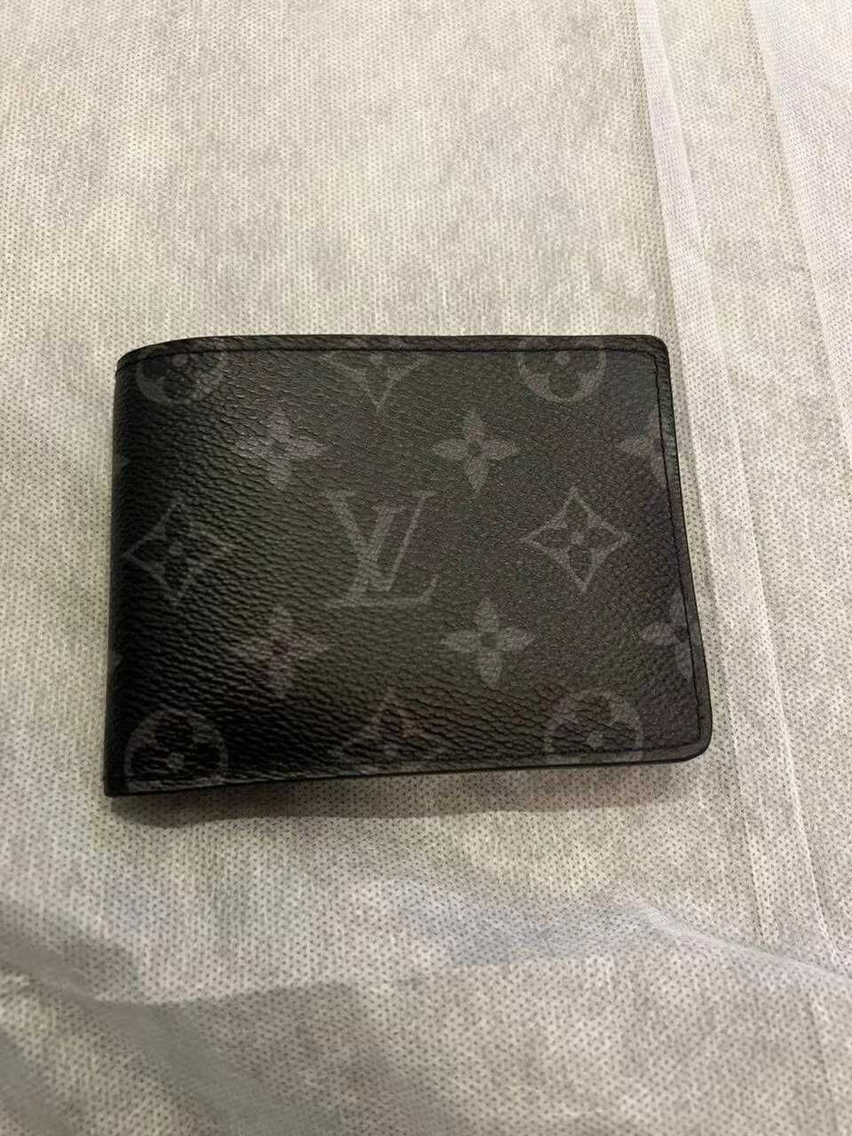 Portfel męski Louis Vuitton w stylu retro, w stare kwiatki