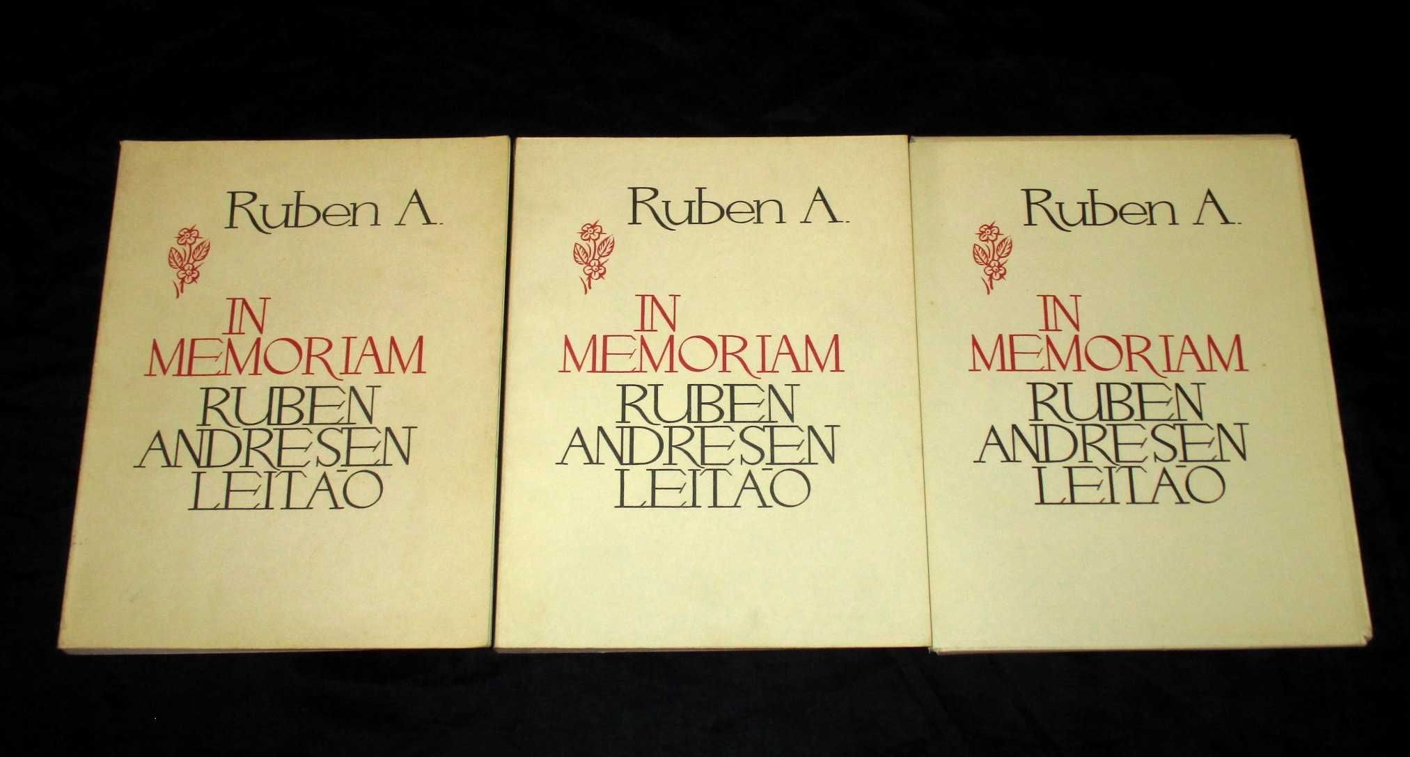 Livros In Memoriam Ruben Andresen Leitão 3 volumes Ruben A.