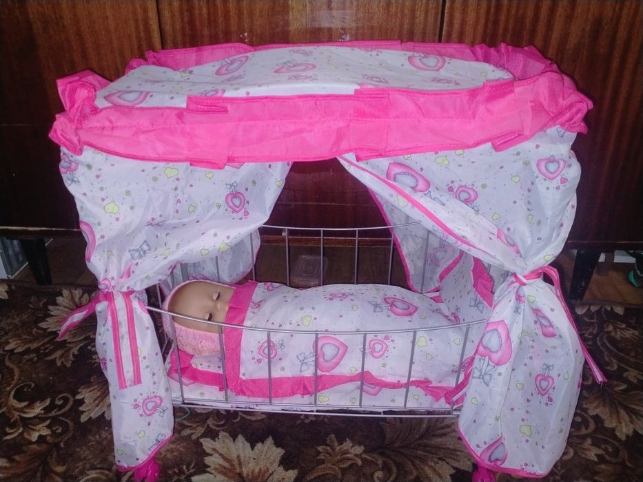 Кровать ліжко кроватка ліжечко для ляльки