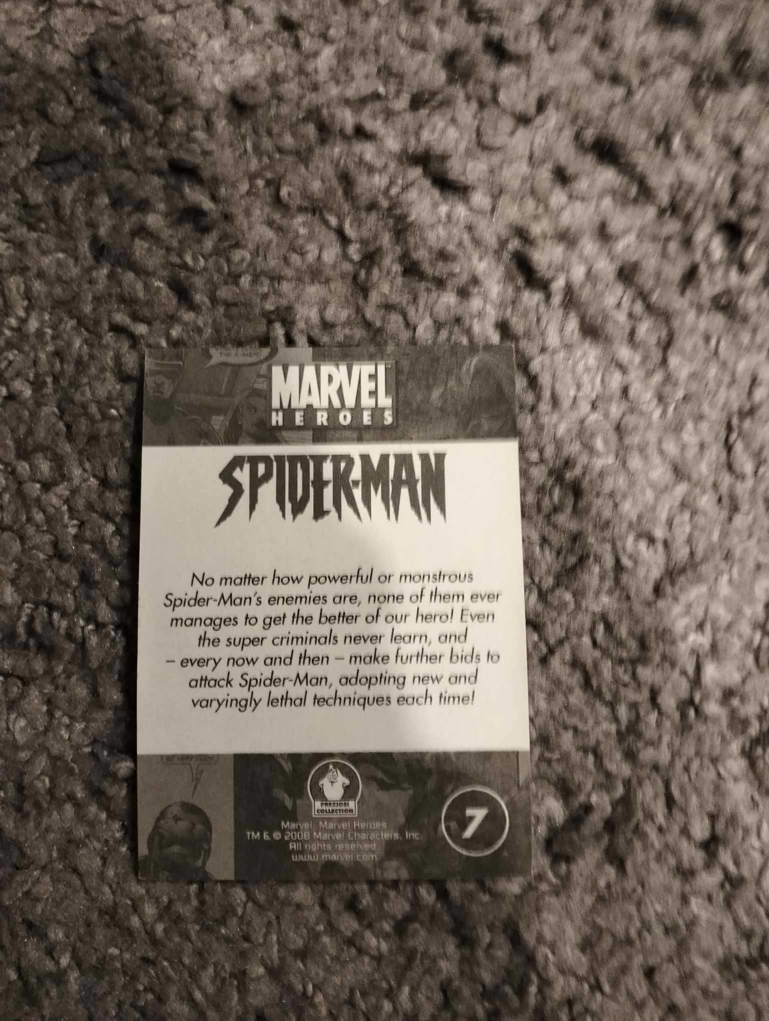 Marvel Heroes 7 2008 karta kolekcjonerska Preziosi Collection