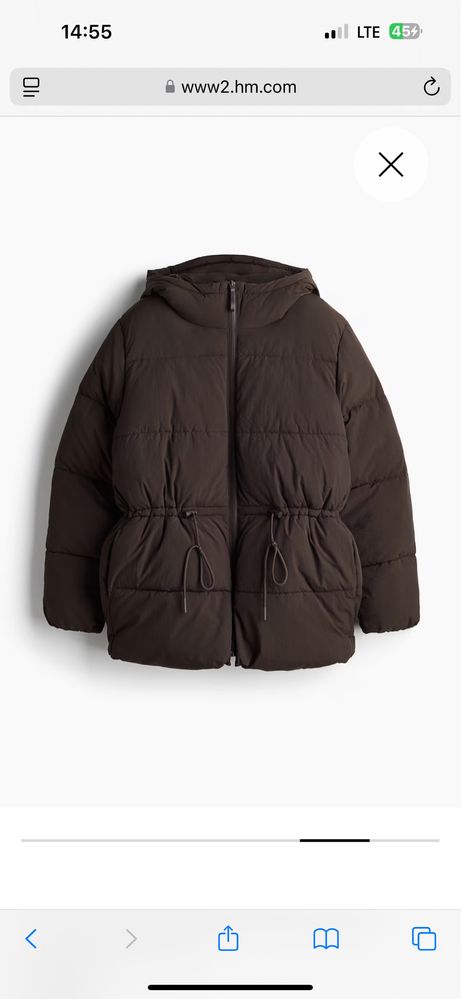 Куртка пуховик H&M розмір ХС