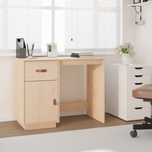 Vidaxl Biurko, 95X50X75 Cm, Lite Drewno Sosnowe